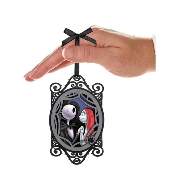 JACK AND SALLY Disney Tim Burton's Nightmare Christmas 2024 Hallmark Ornament - Picture 5 of 5